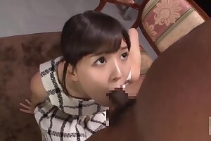 Aoi Tsukasa Deepthroating A In the thick of Precinct BBC... And Definitely Lovin It